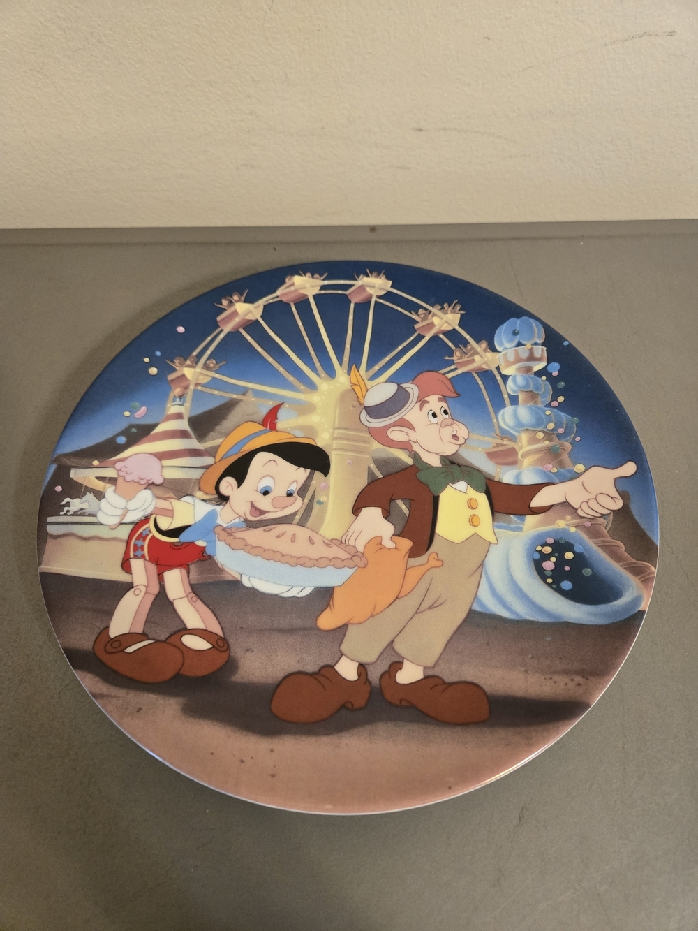 Vintage Walt Disney's Pinocchio "Pleasure Island" Collector Plate